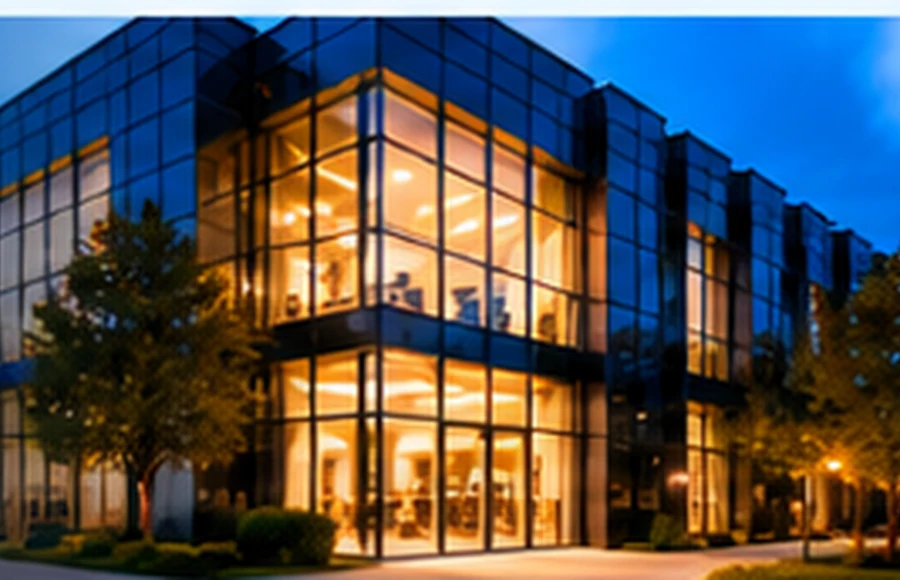 Modern commercial building